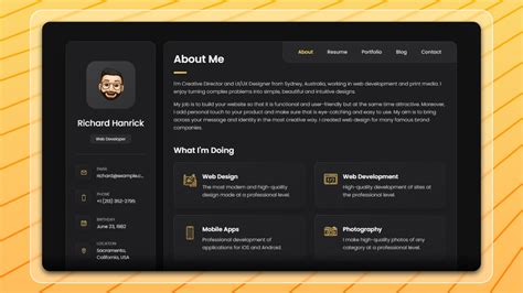 about us page source code github