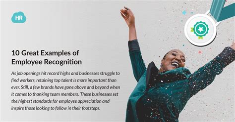 above and beyond recognition examples