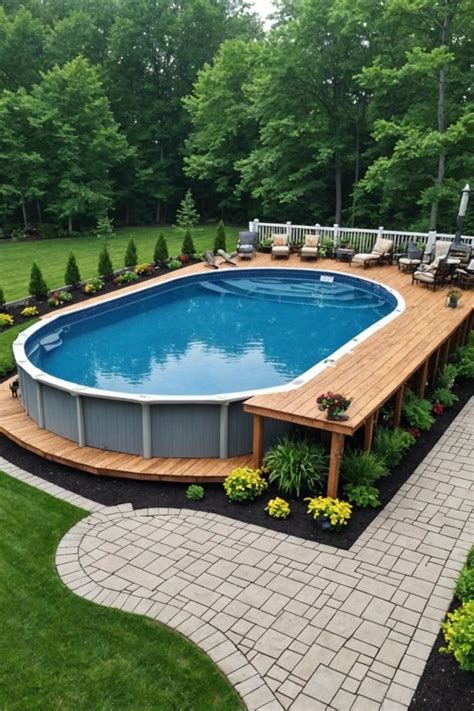 10 Most Popular Above Ground Pool Ideas Backyard 2022