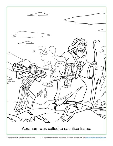 Abraham Bible Coloring Pages: A Fun Way To Learn About The Bible