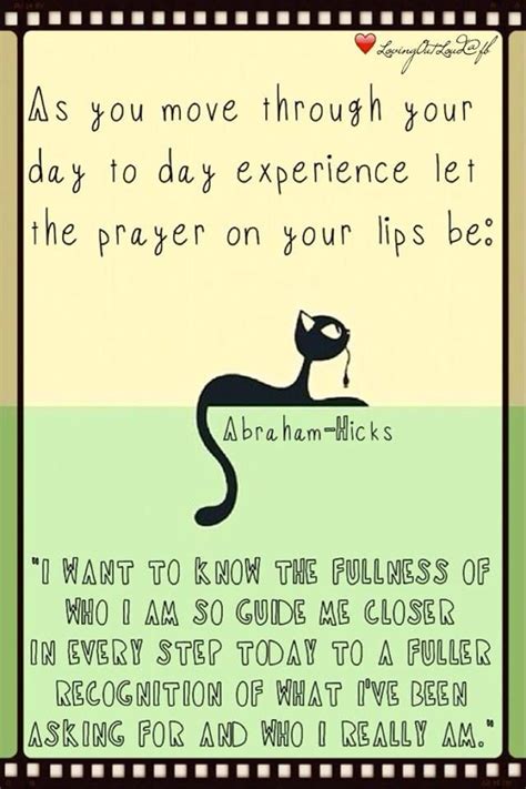 abraham hicks daily prayer