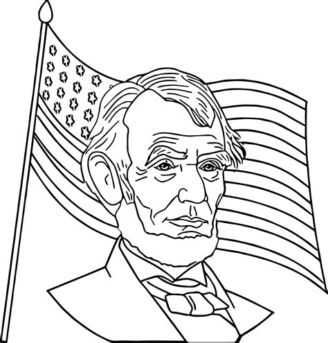 Abraham Lincoln Coloring Pages: A Fun And Educational Activity For Kids