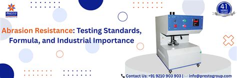 Abrasion Testing Standards
