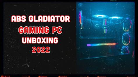 Abs Gladiator Gaming Pc Setup