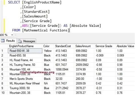 Abs Pl Sql Example