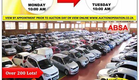 ABSA Repossessed Vehicle Auction – Boksburg 21 March 2017 – South