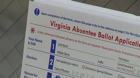 absentee voting virginia
