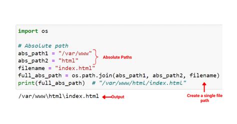 Absolute Path In Python Windows