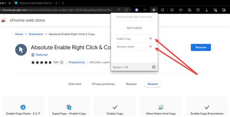 Absolute Enable Right Click Copy