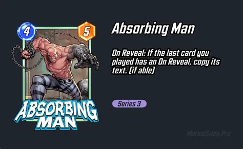 Absorbing Man Marvel Snap