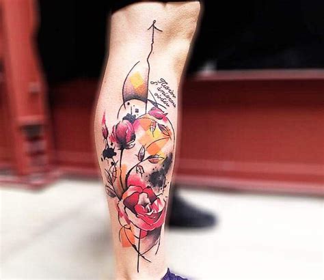 Famous Abstract Flower Tattoo Designs 2023