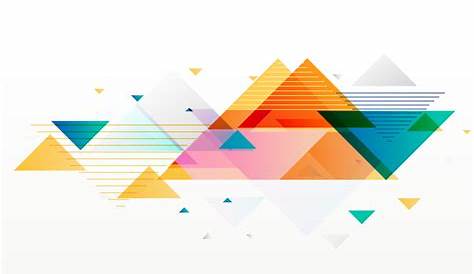 Beautiful colorful triangle background vector 237470
