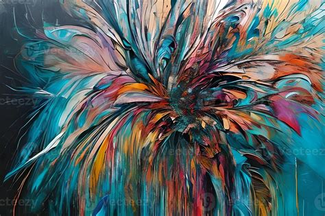 Abstract art close up