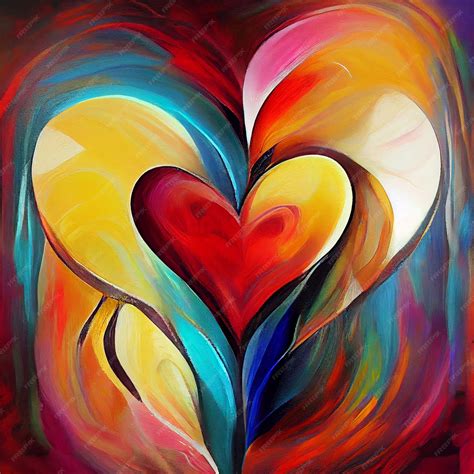 Abstract Art Love Theme