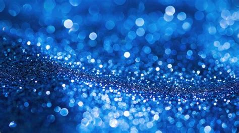 Abstract Blue Glitter Background