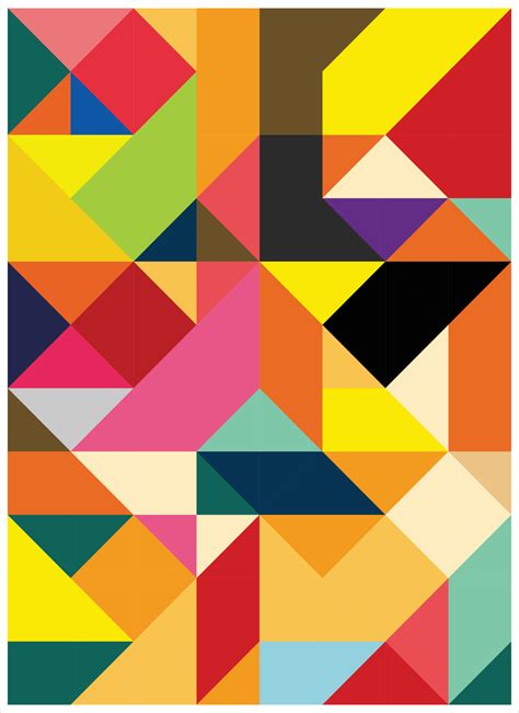 Sampul Geometris Abstrak