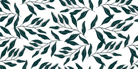 Abstract Leaf Pattern Fabric