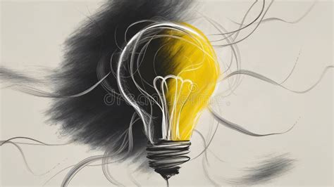 Abstract Lightbulb