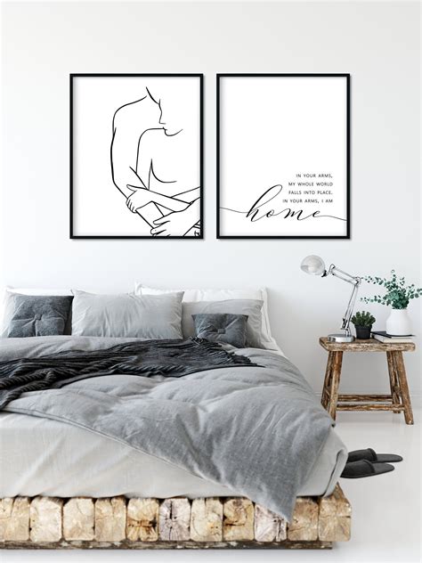 Abstract Line Art For Bedroom