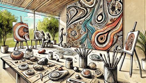 Abstract Painting Materials