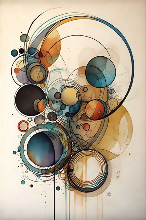 Abstract Wall Art Circles