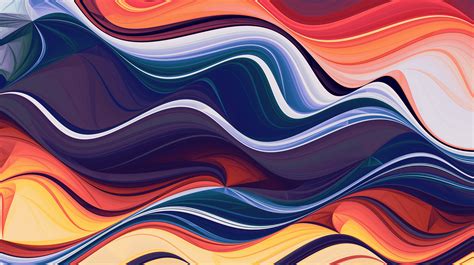 abstract waves wallpaper
