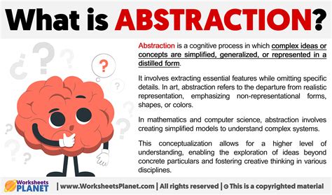 Abstraction Definition Language Arts