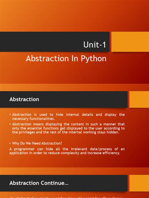 abstraction in python pdf