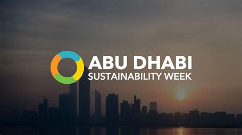 Abu Dhabi Sustainability Week Logo: A Symbol Of Sustainable Future