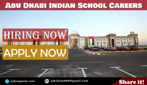 abu dhabi indian school careers 2023