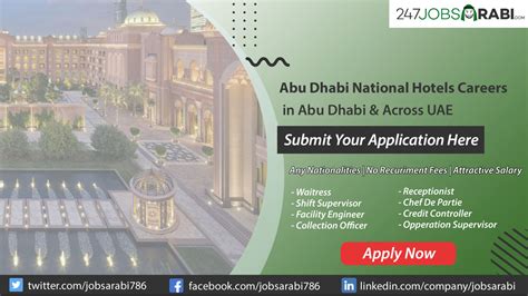 abu dhabi national hotels current vacancies