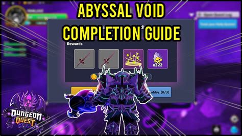 abyssal void dungeon quest
