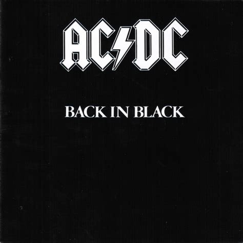 ac/dc back in black cd