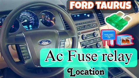 Ac Fuse Relay Location