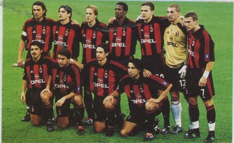 ac milan players 2001