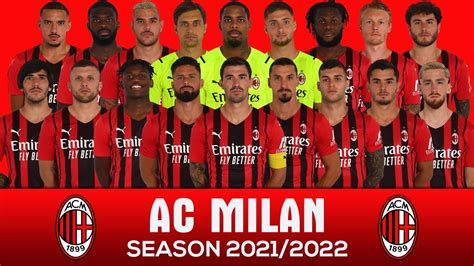 ac milan squad 2022