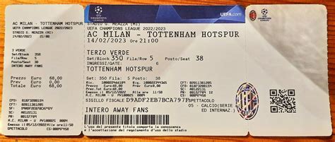 ac milan vs tottenham tickets