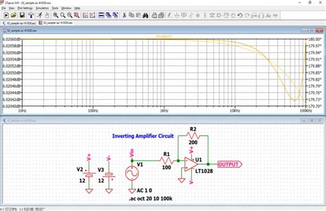 ac sweep in ltspice