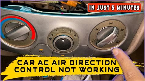 Ac Temperature Control Not Working