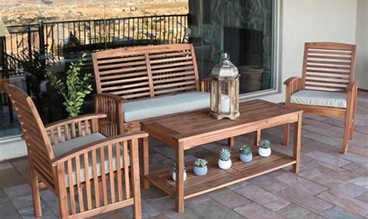 acacia vs teak for outdoor furniture