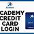 academy credit card account
