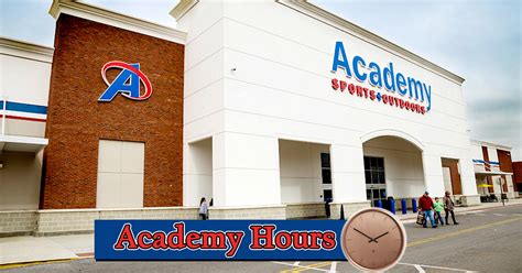 academy sporting goods store near me hours