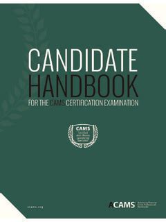 acams candidate handbook