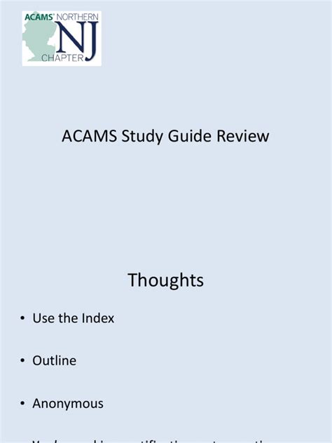 acams study guide 2020 pdf