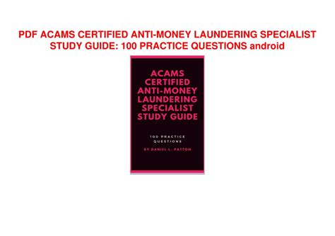 acams study material pdf