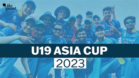 acc under 19 asia cup 2023