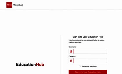acca education hub login