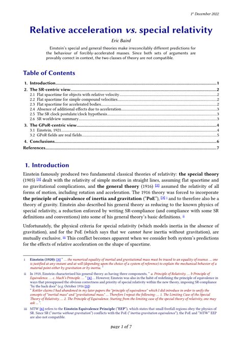 Acceleration In Special Relativity Pdf