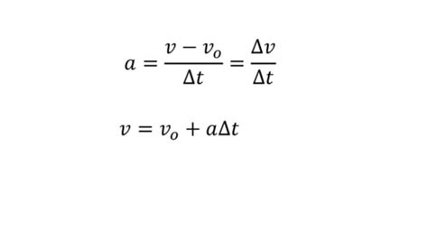 Acceleration Pre Test Quizlet