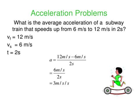 Acceleration Problems And Solutions